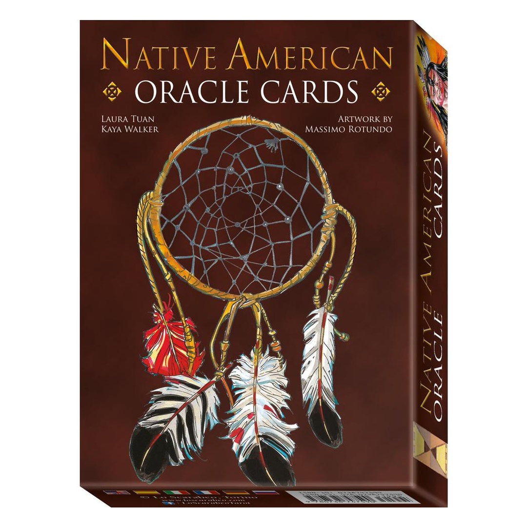 美洲原住民靈性神諭卡｜Native American Oracle｜33張,更了解原始自己與大自然連結,贈中文翻譯