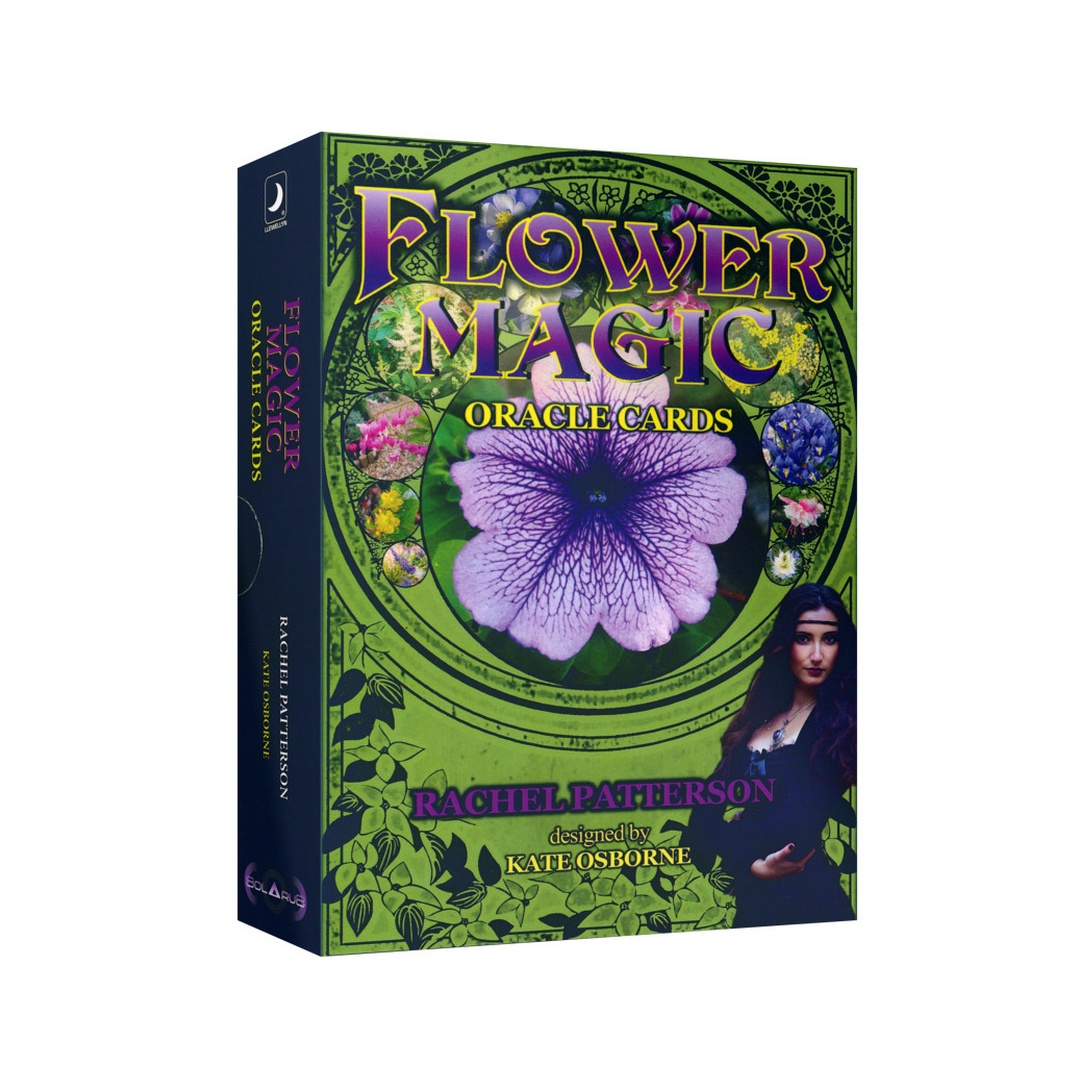 神奇花語指引卡｜Flower Magic Oracle Cards｜48張,古老智慧支持,贈中文翻譯