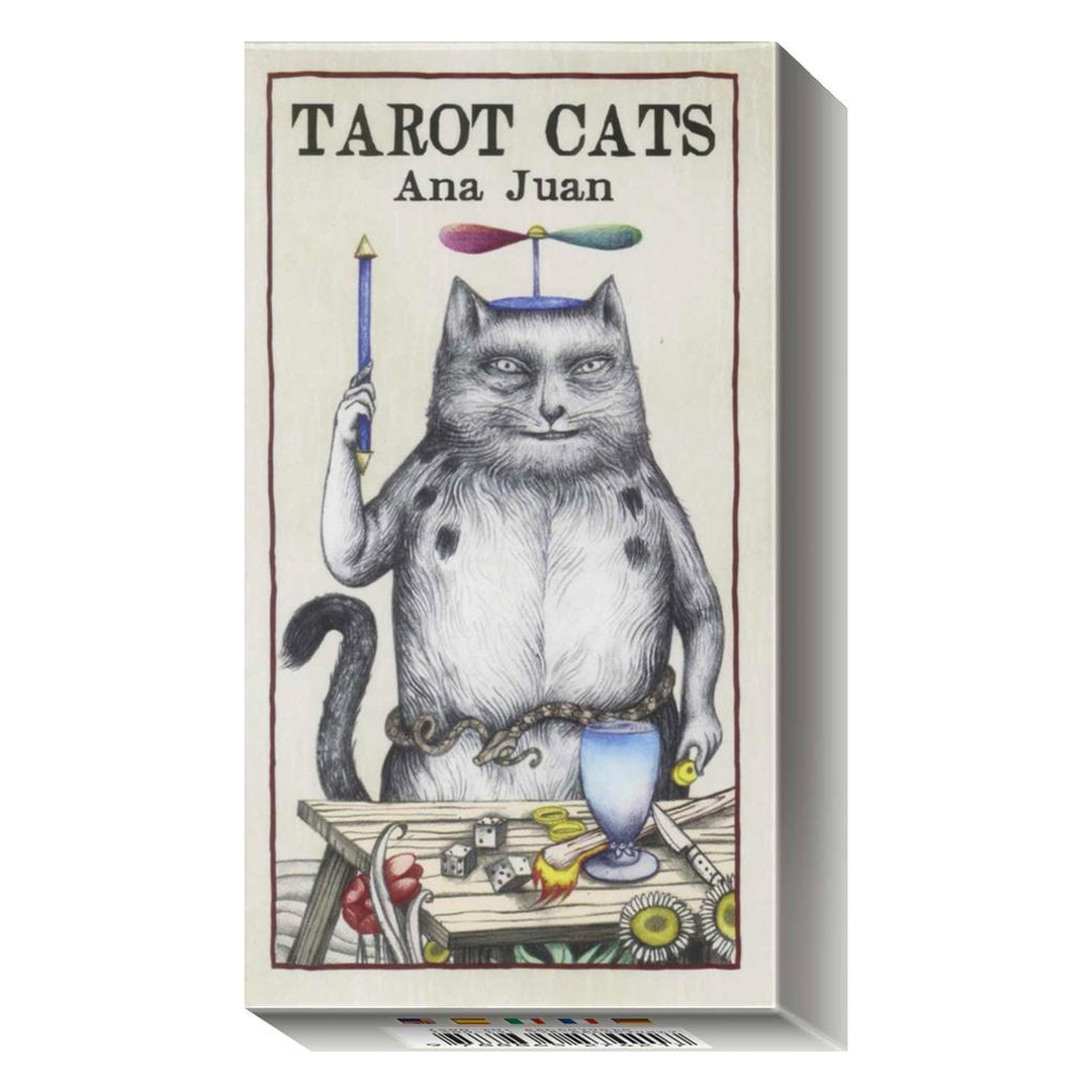 塔羅貓｜Tarot Cats｜安娜胡安 78 張躍然紙上成熟活力的新寵展現,贈中文翻譯