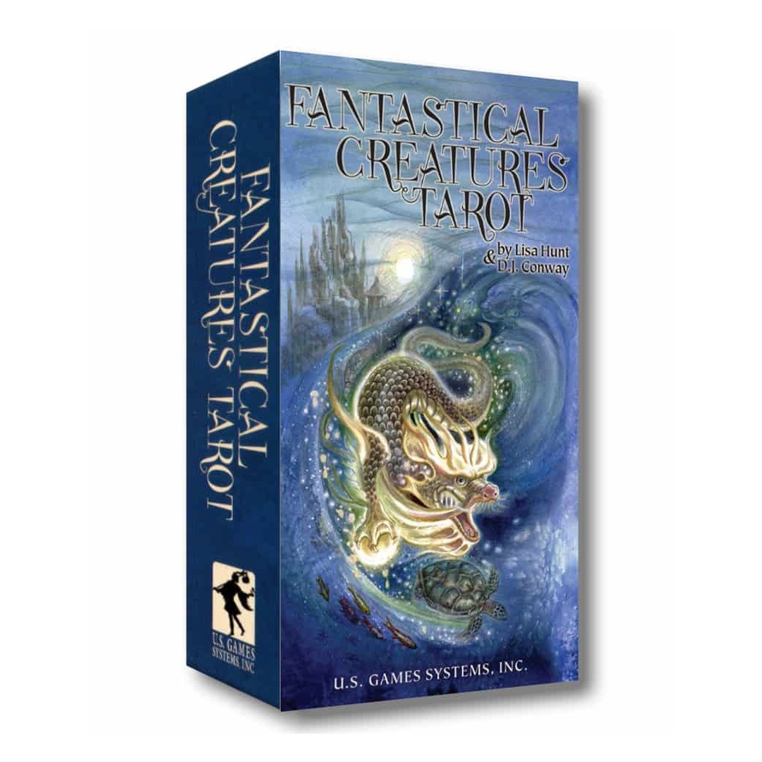 幻想生物塔羅｜Fantastical Creatures Tarot｜78張,透過多元視角提供神祕訊息，跳出框架嶄新出發,贈中文翻譯