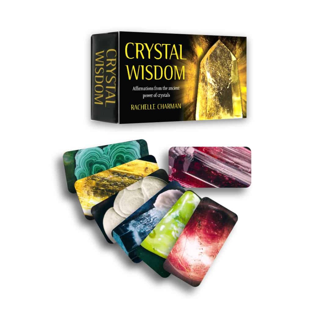 水晶智慧_珠玉集｜Crystal Wisdom Inspiration Cards｜40張,,贈中文翻譯