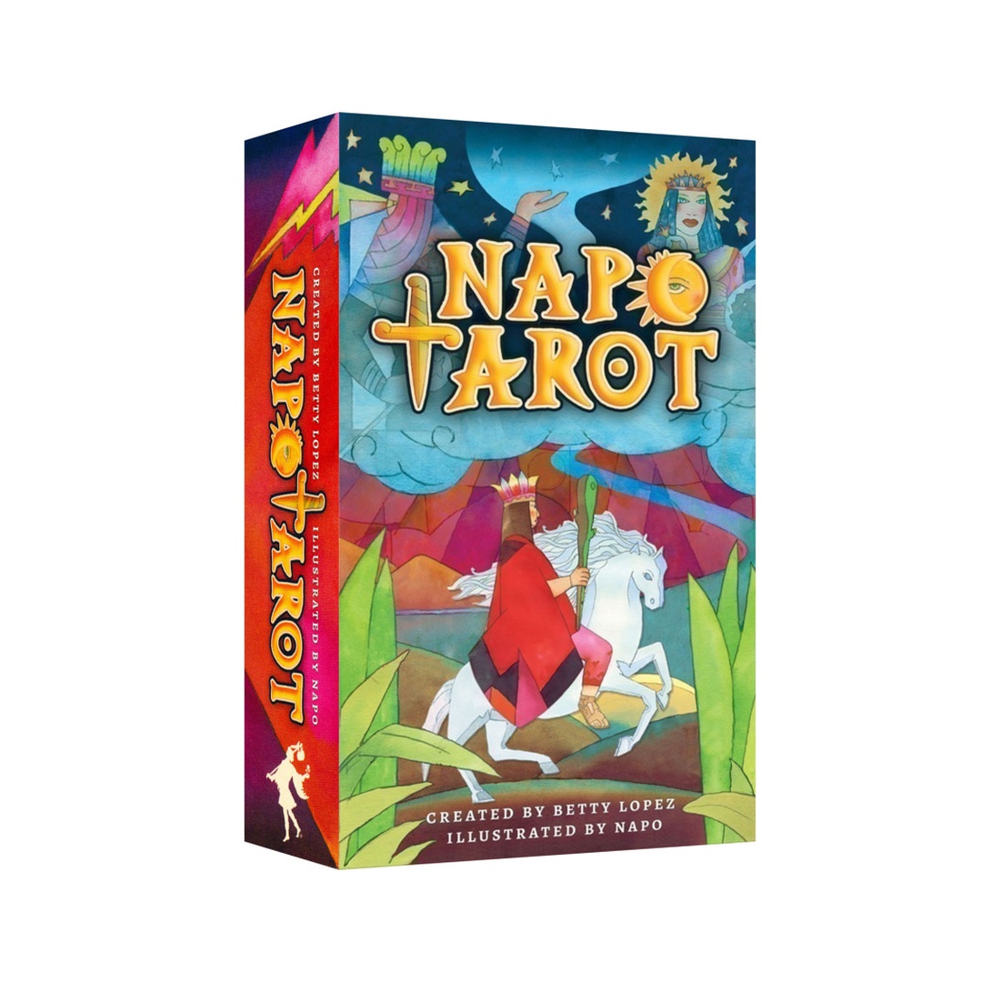 納玻塔羅｜Napo Tarot｜78張,提醒我們與宇宙的聯繫，並直觀地解讀原型圖像,贈中文翻譯