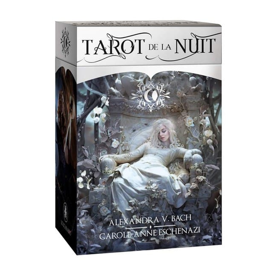 月夜奇幻塔羅｜Tarot De La Nuit｜78張,蛇蠍般的能量，形塑出美麗又令人畏懼的風華,贈中文翻譯
