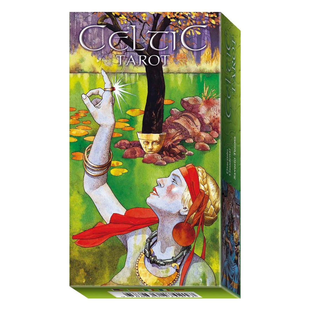 聖甲蟲凱爾特塔羅｜Lo Scarabeo Celtic Tarot｜78張,傳遞大自然的智慧,引領找尋生命答案,贈中文翻譯
