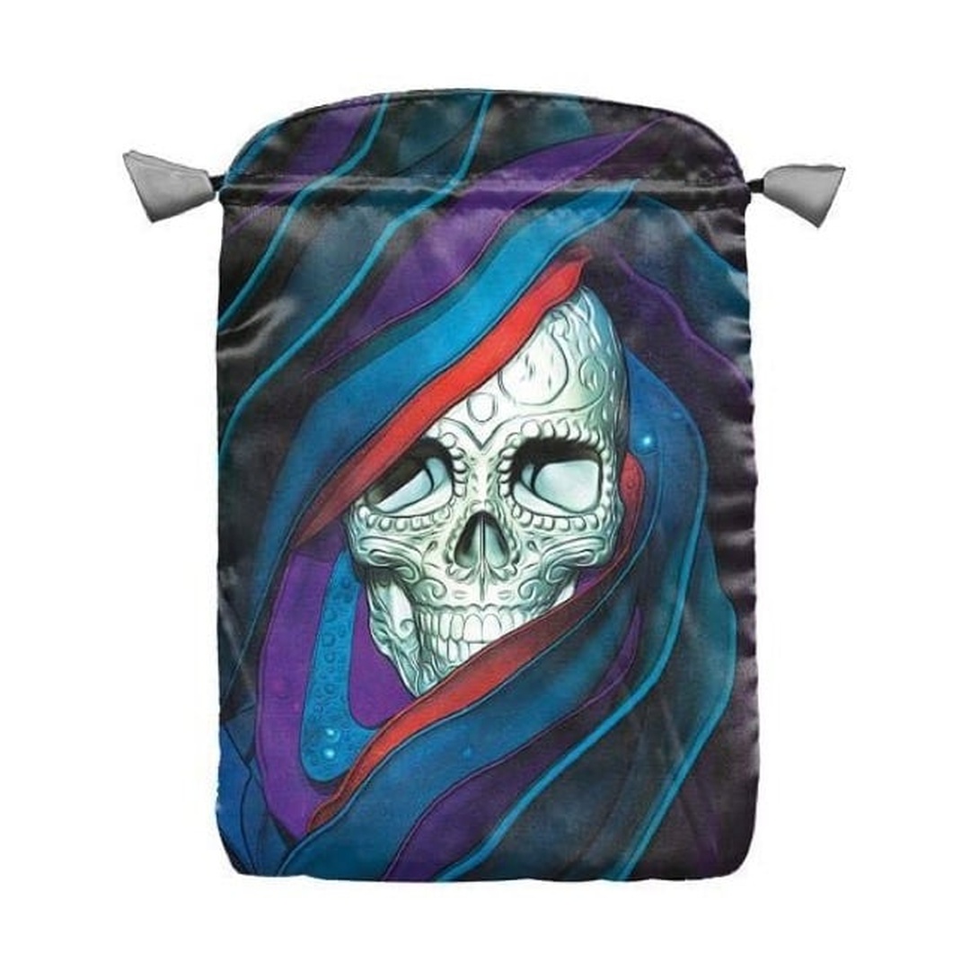 死亡聖神神諭卡收納袋｜Santa Muerte Bag｜能量袋、牌卡袋、塔羅袋、束口袋、保護袋