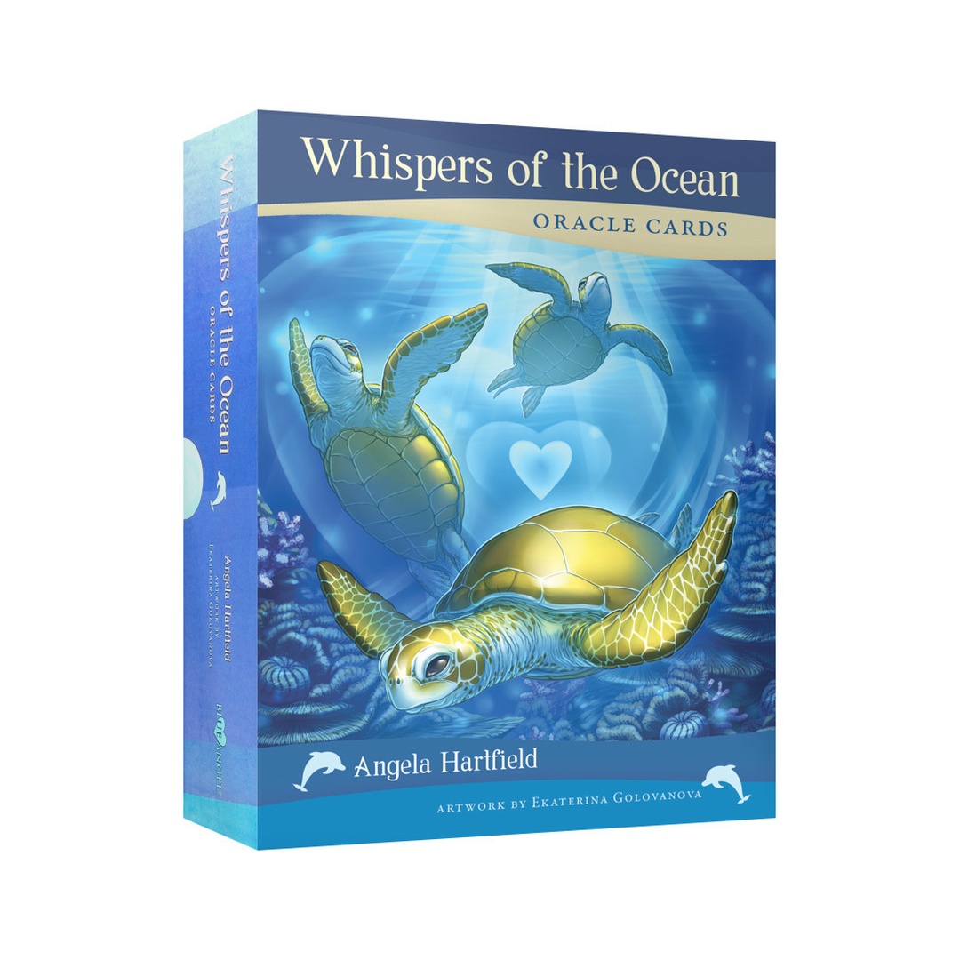 海洋絮語神諭卡｜Whispers Of The Ocean Oracle Cards｜50張,順勢掌握自己生命的節奏,贈中文翻譯