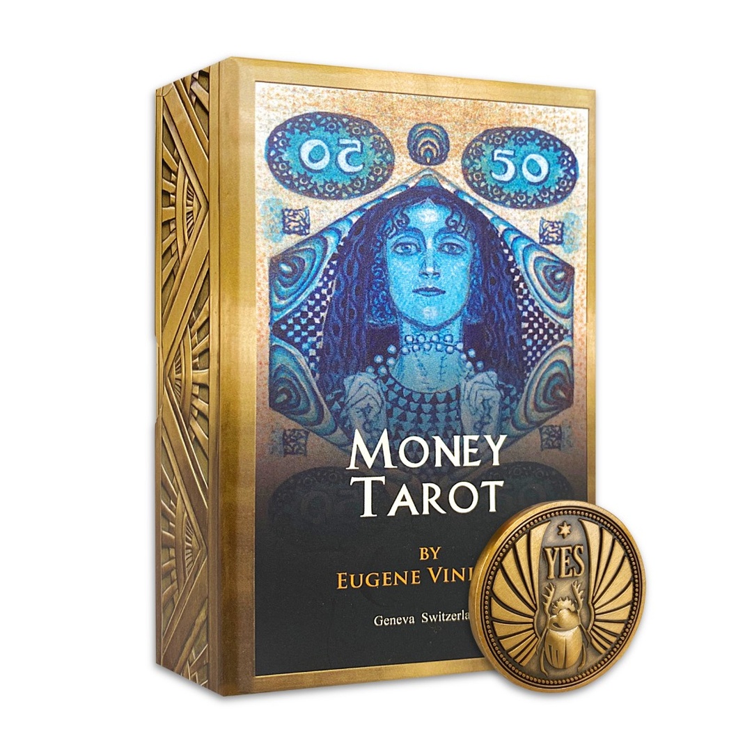 驚喜組合！金錢塔羅＆占卜錢幣｜The Set Of Money Tarot Cards And Coin｜79張,