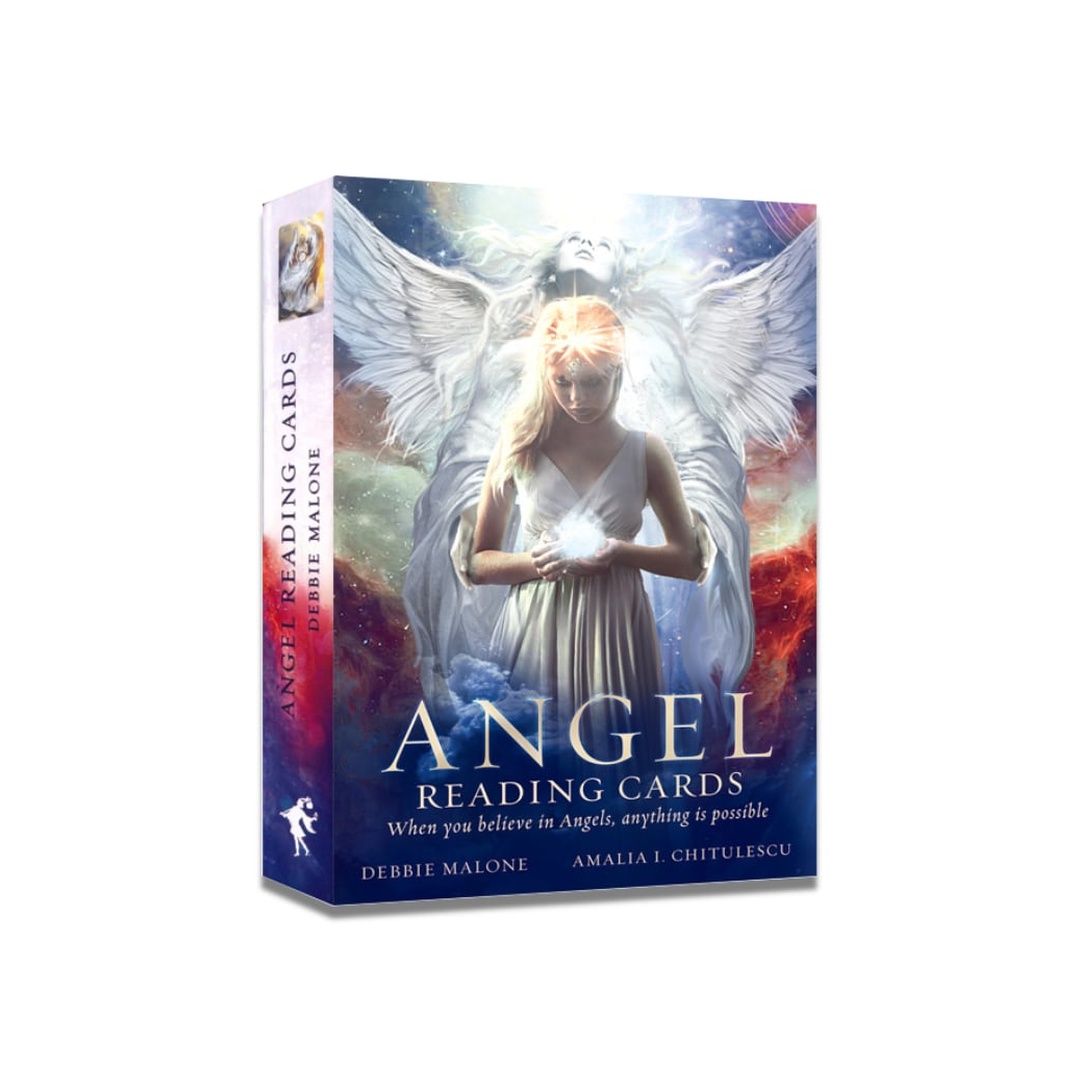 天使訊讀卡｜Angel Reading Cards｜36張,幫助解決挑戰性的情況、激勵你朝著目標去努力,贈中文翻譯