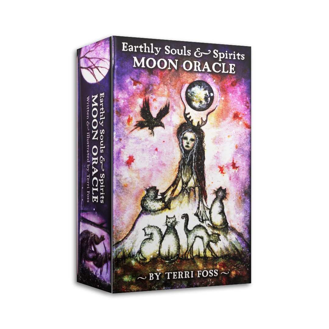 月映地球魂靈神諭卡｜Earthly Souls and Spirits Moon Oracle｜55 張,光訊藝術,贈中文翻譯