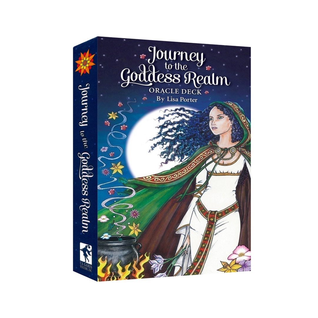 女神國度旅程神諭卡｜Journey To The Goddess Realm｜39張,深層意識古老智慧,理解光明及陰暗面的意義,贈中文翻譯