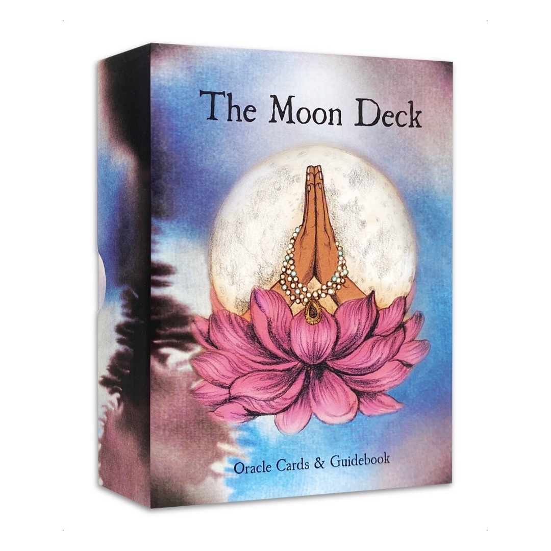 睿智月神諭卡 - 紙盒版｜The Moon Deck｜連接直覺智慧並喚醒創造精神,贈中文翻譯