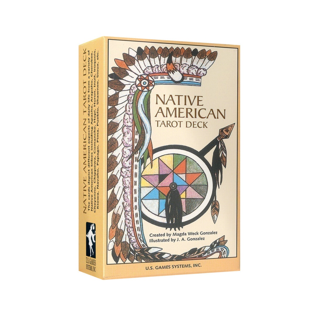 美國原住民塔羅｜Native American Tarot Deck｜78張,美國遊戲版本,贈中文翻譯