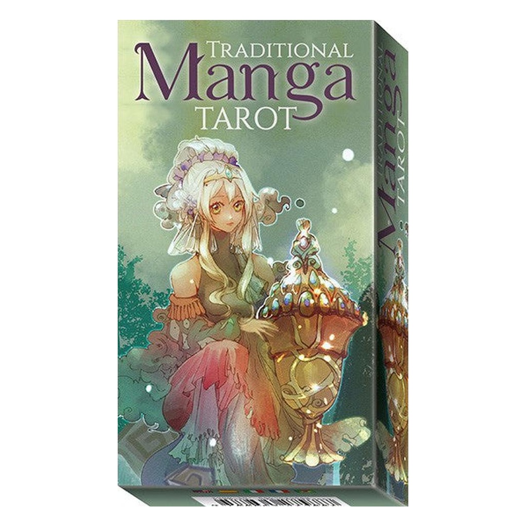 傳統漫畫塔羅｜Traditional Manga Tarot｜78張,遵循傳統符號學,帶入純粹性漫畫風格,贈中文翻譯