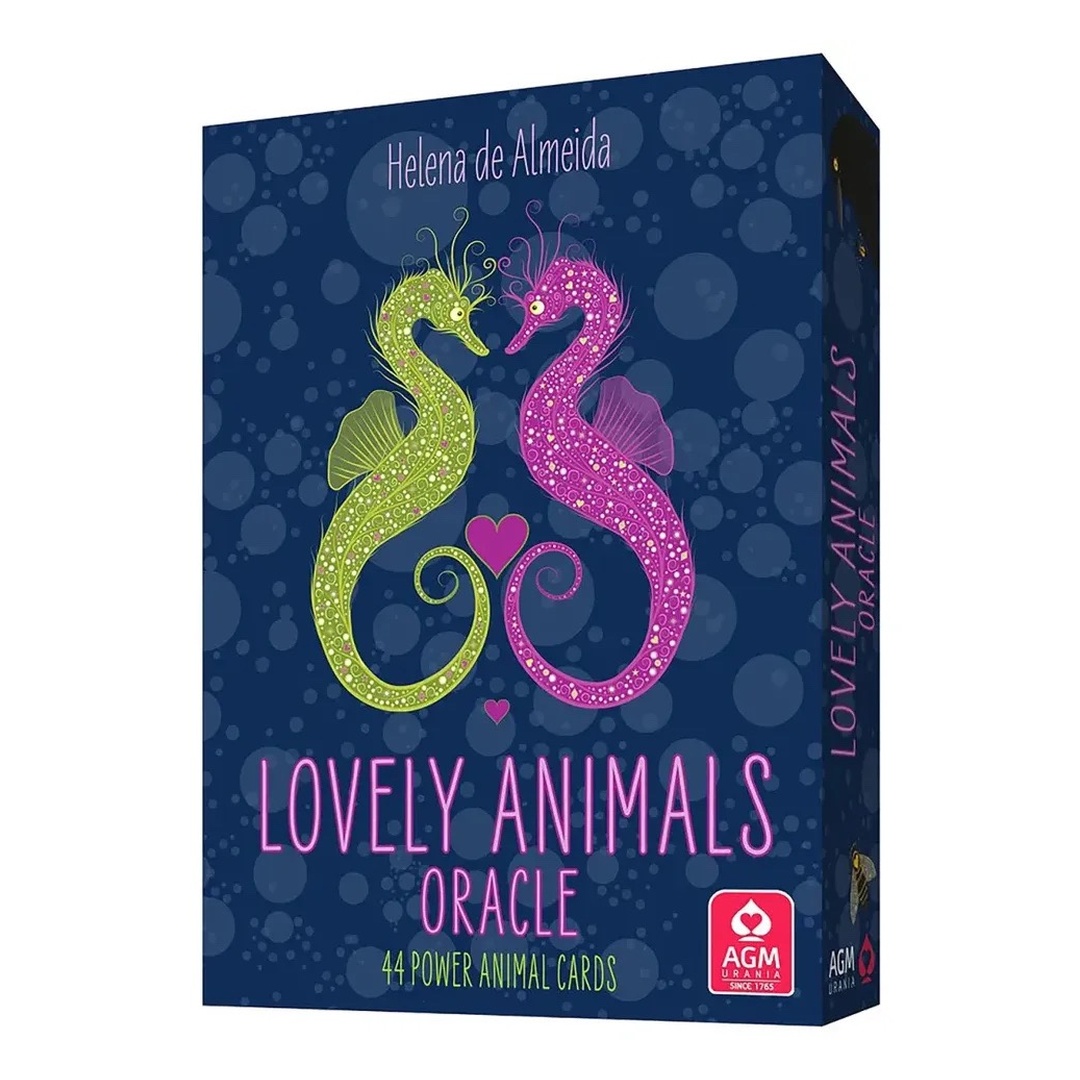 可愛動物指引卡｜Lovely Animals Oracle｜44張,充滿愛意的正能量溫暖你的心,贈中文翻譯