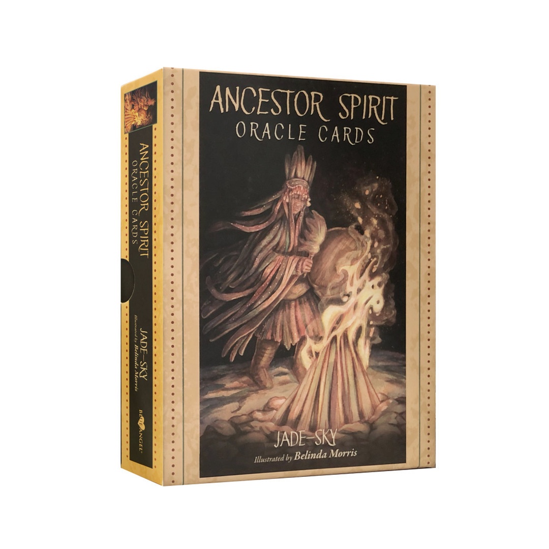 祖訓神諭卡｜Ancestor Spirit Oracle Cards｜43張,連結古老智慧、訊息、符號和象徵，憶起永恆的知識,贈中文翻譯