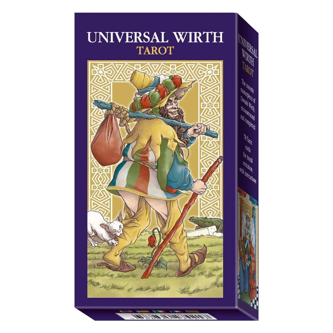 沃爾斯塔羅牌｜Universal Wirth Tarot｜78張,突破背景既有的華麗框架,贈中文翻譯