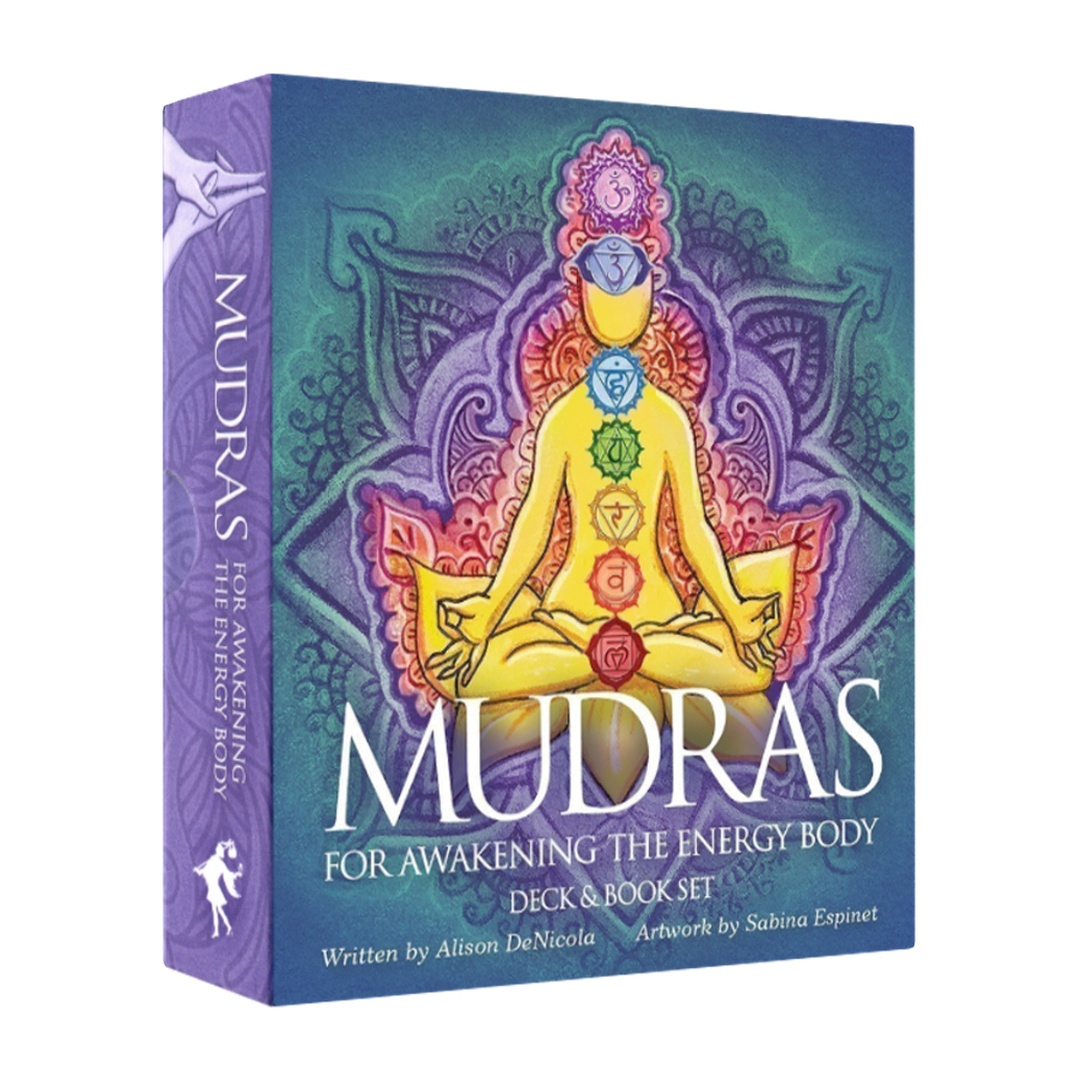 覺醒能量體手印卡｜Mudras For Awakening The Energy Body｜40張,協助人們關注能量、發展意識潛能,贈中文翻譯