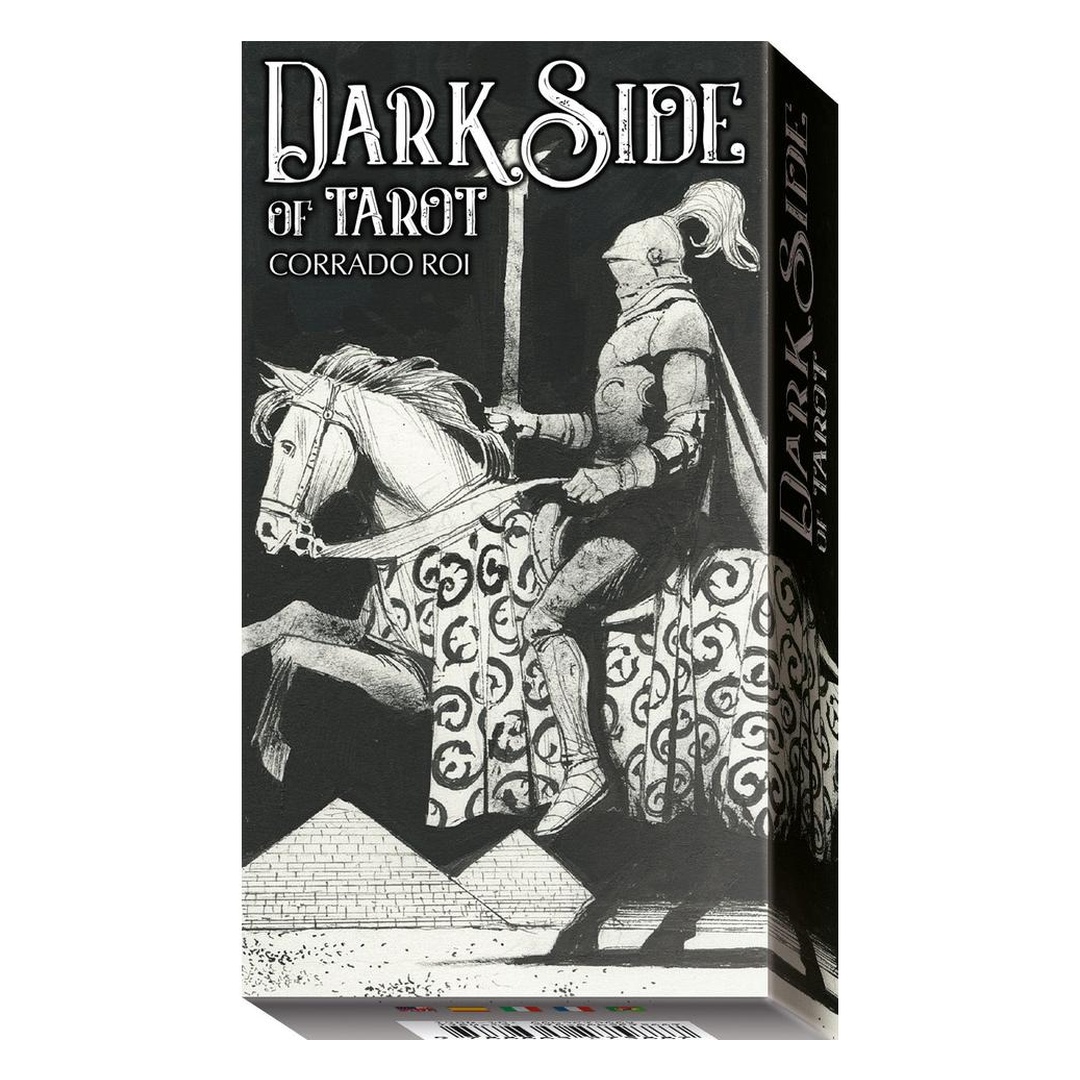 達克賽塔羅｜Dark side of Tarot｜78張,黑白系跳脫色彩外衣，感受內層情緒,贈中文翻譯