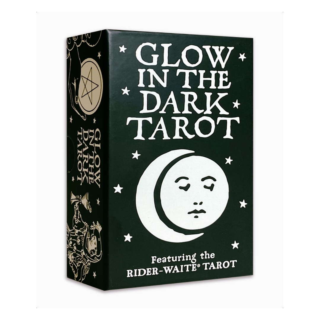 黑暗中發光的塔羅｜Glow In The Dark Tarot｜78張,在微光中閃亮耀眼,贈中文翻譯