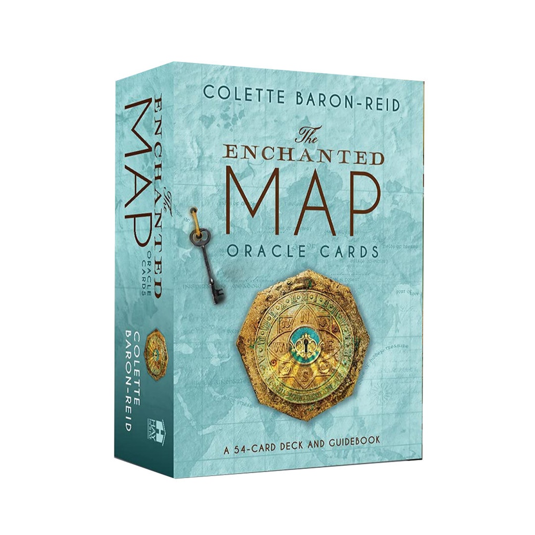 奇幻旅程神諭卡｜The Enchanted Map Oracle Cards｜54張,透過魔法地圖了解命運、展現神聖意識、明白隱喻、白日夢與神諭來豐富生命力,贈中文翻譯