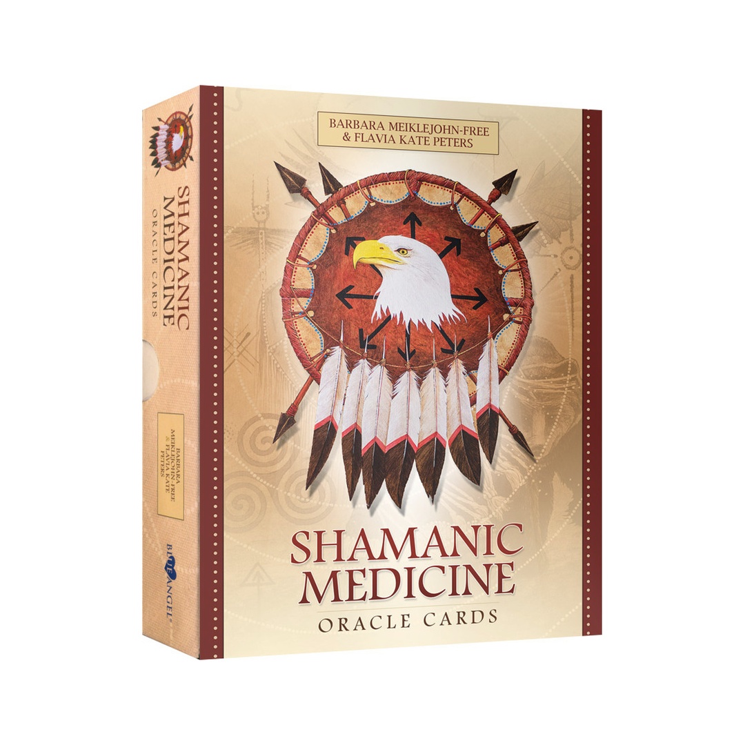 薩滿藥輪神諭卡｜Shamanic Medicine Oracle Cards｜50張,從視覺喚醒你對魔法世界的好奇與理解,贈中文翻譯