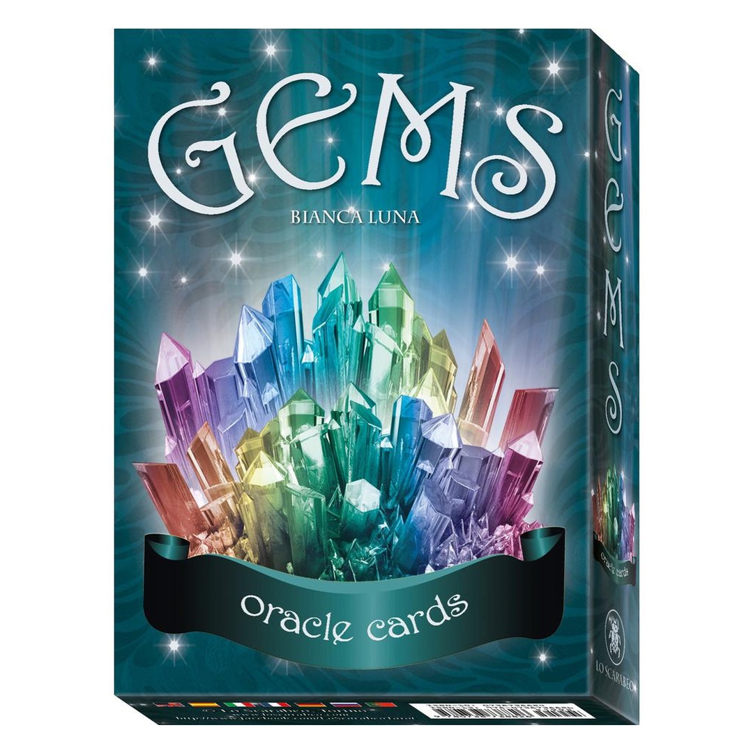 寶石神諭卡｜Gems Oracle Cards｜32張,水晶結合脈輪瑜伽智慧,贈中文翻譯