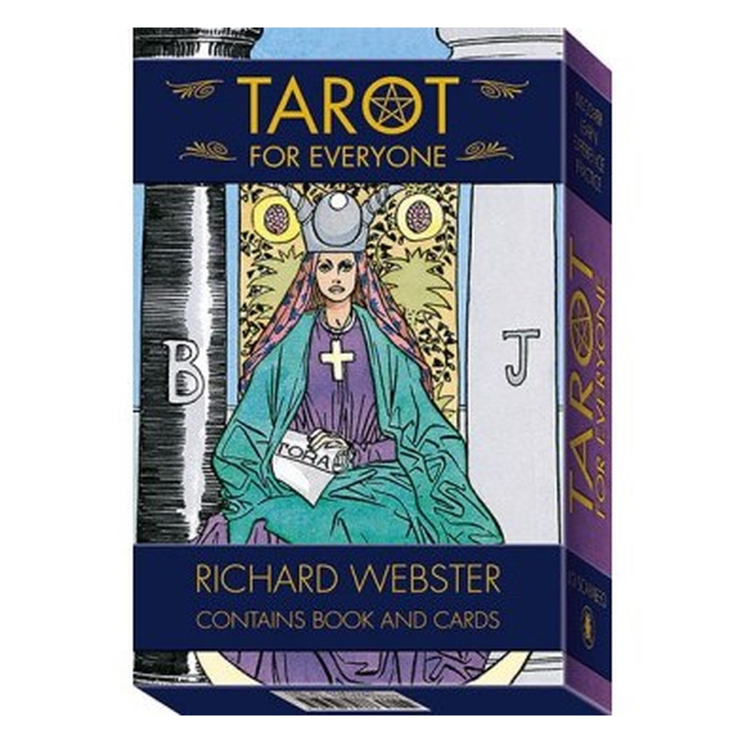 易學塔羅豪華盒裝版｜Tarot For Everyone｜78張,更簡單地從基礎學起,贈中文翻譯