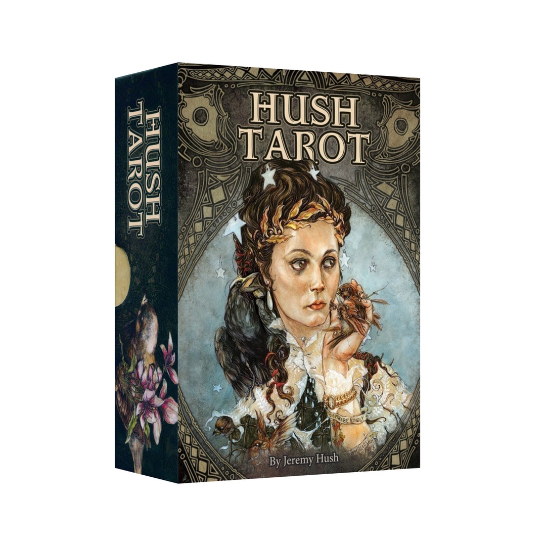 寂靜塔羅｜Hush Tarot｜78張,在荒蕪中找回自己的真義,贈中文翻譯