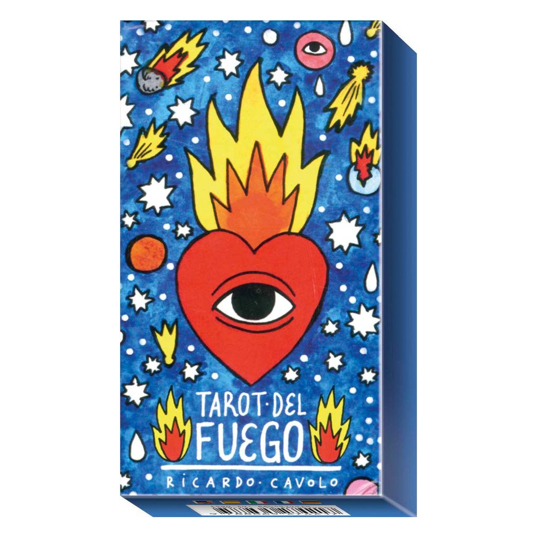 火焰塔羅｜Fuego Tarot｜78張,結合流行與紋身藝術，以充滿童趣幽默的畫風表現塔羅智慧,贈中文翻譯