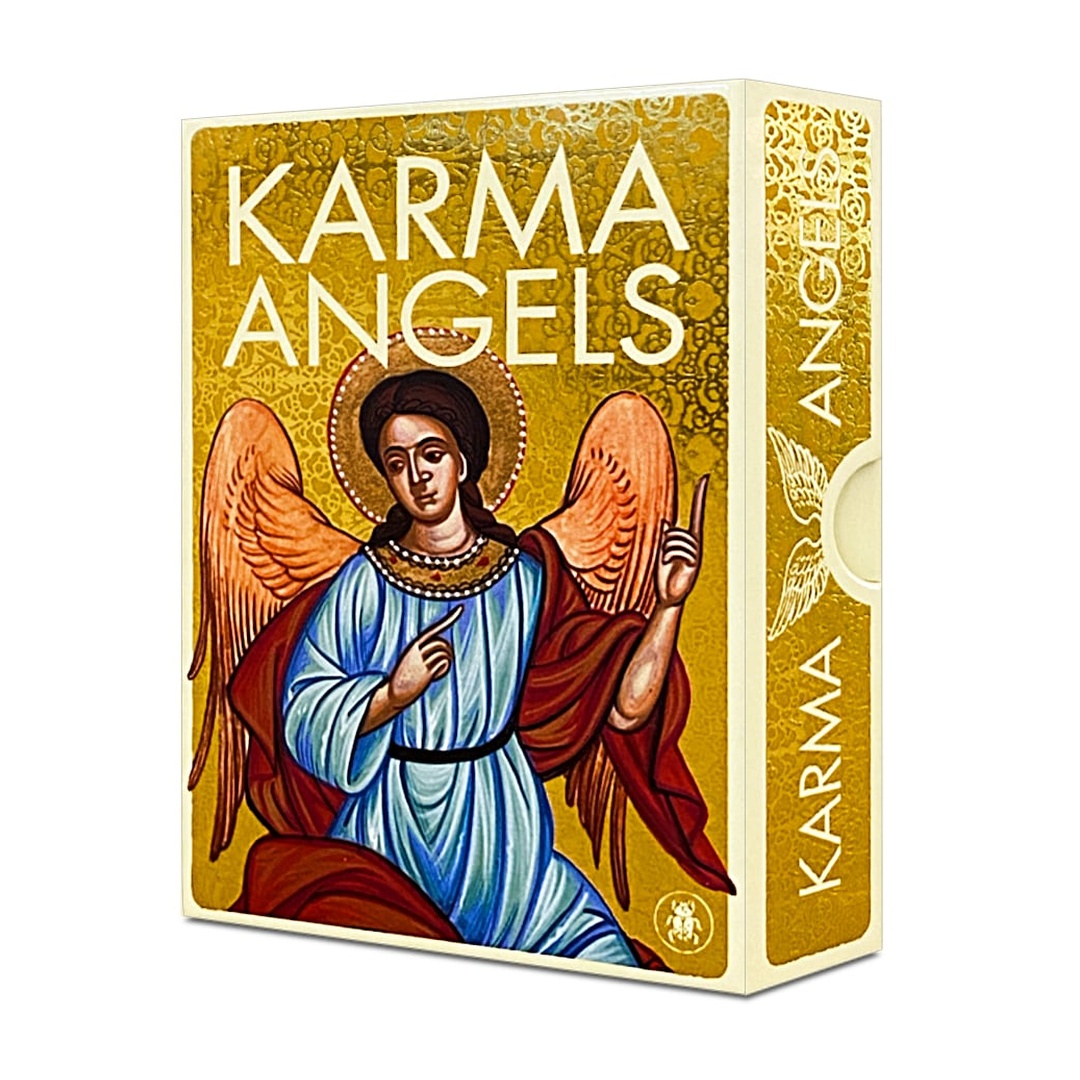 業天使神諭卡｜Karma Angels Oracle｜32張,柔性指導與溫暖智慧,贈中文翻譯