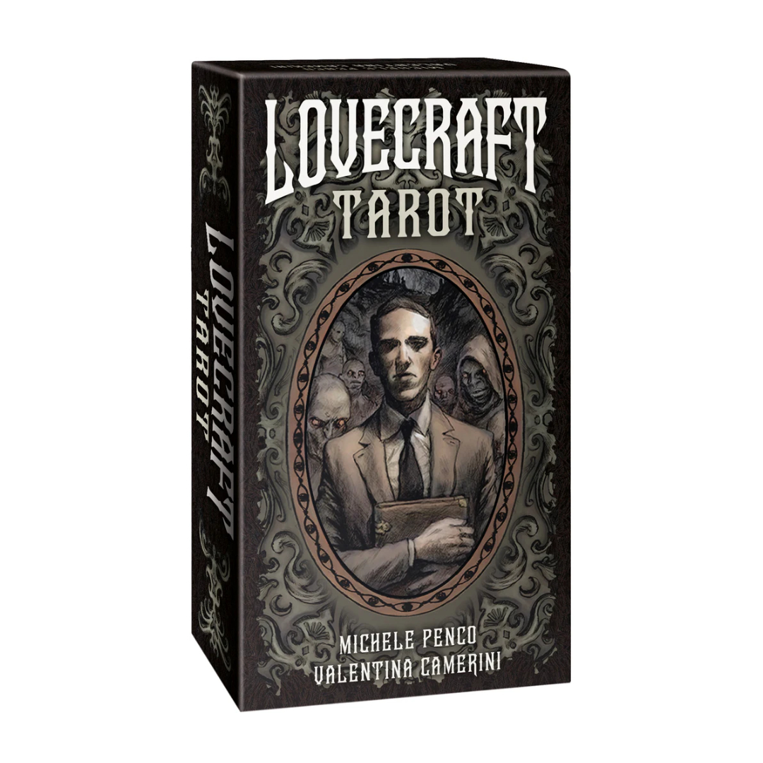 洛氏恐怖塔羅｜Lovecraft Tarot｜78張,直面自身的黑暗面，才能發現那些恐懼與懷疑的根源,贈中文翻譯