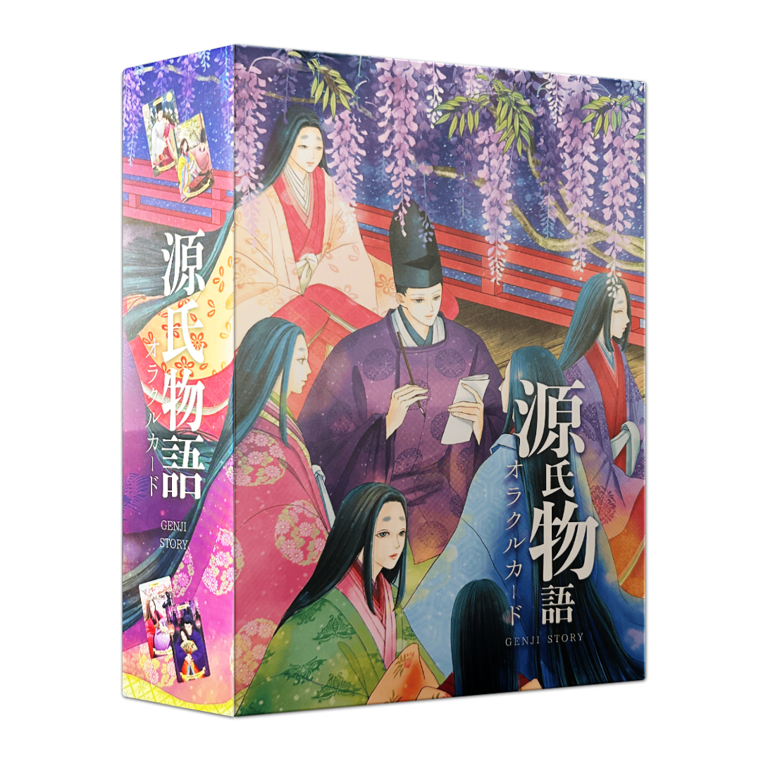 源氏物語神諭卡｜Tale of Genji Japanese Oracle Deck｜47張,以平安時代經典文學為靈感，結合和歌、人物與情感流轉，重現千年前不變的愛