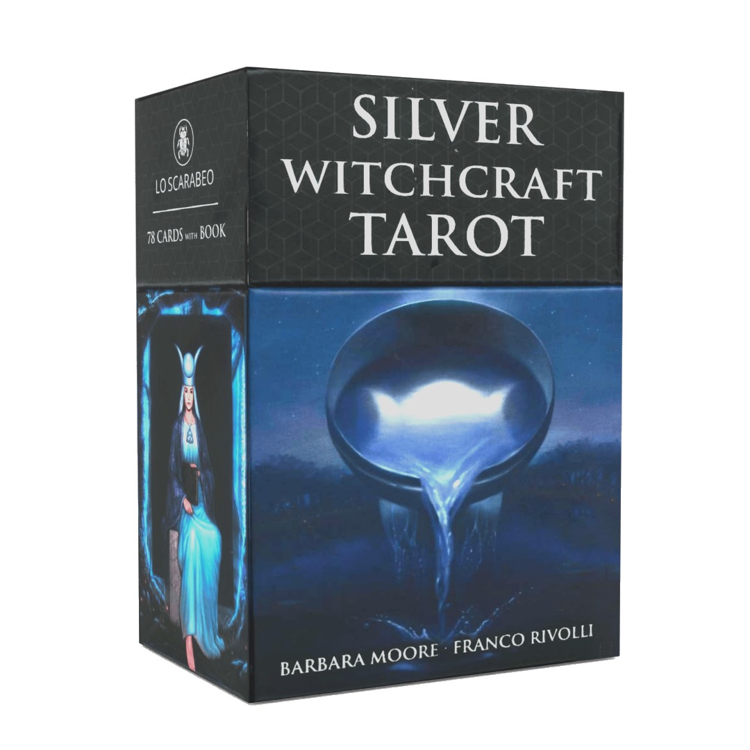 銀色巫術塔羅｜SILVER-WITCHCRAFT-TAROT｜78張,揭示靈性領域的能量及蘊藏於命運之輪中的訊息