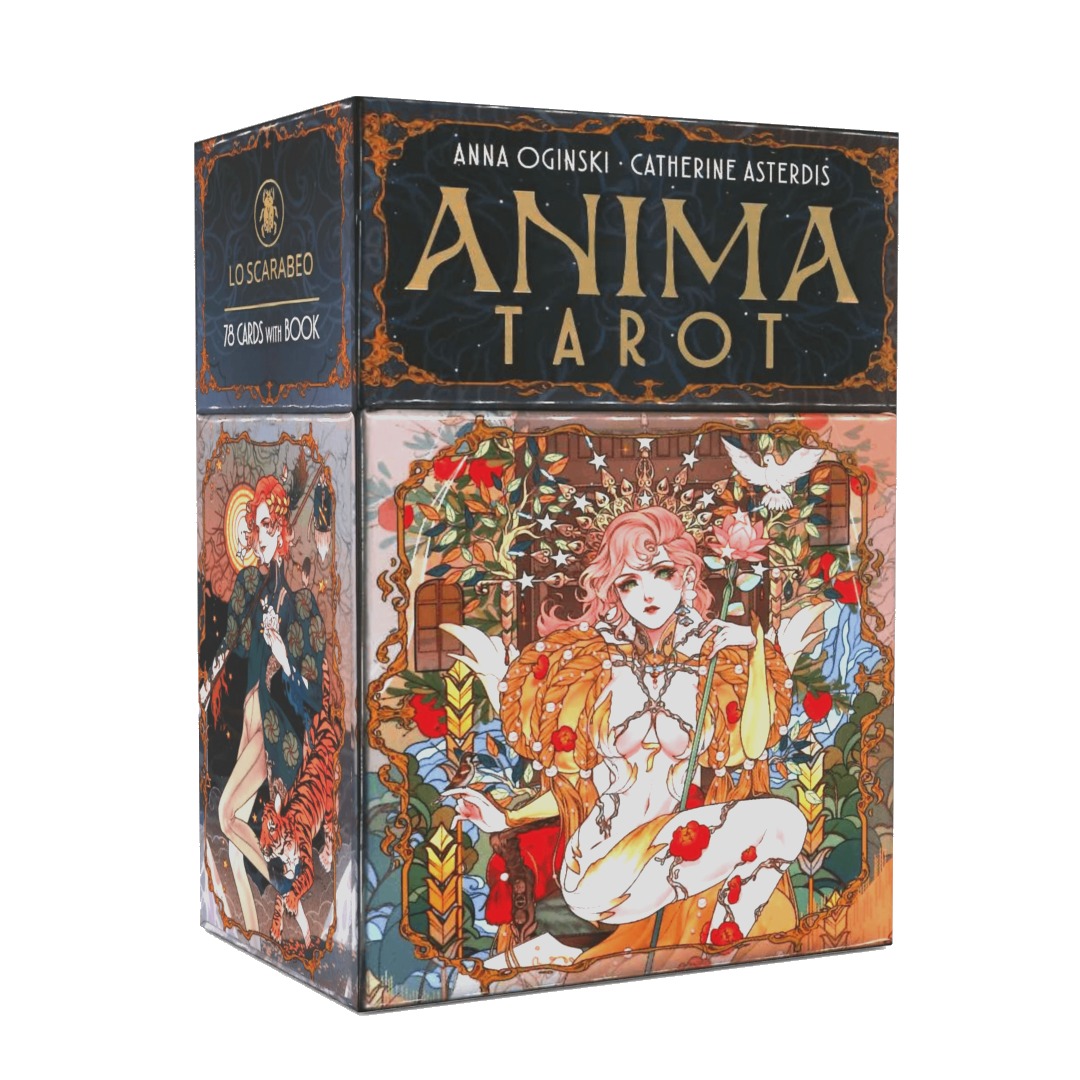 靈魂塔羅｜ANIMA TAROT｜78張,煉金術、榮格心理學、經典神話，以及來自「金色黎明赫密士教團」的卡巴拉與占星對應體系,贈中文翻譯
