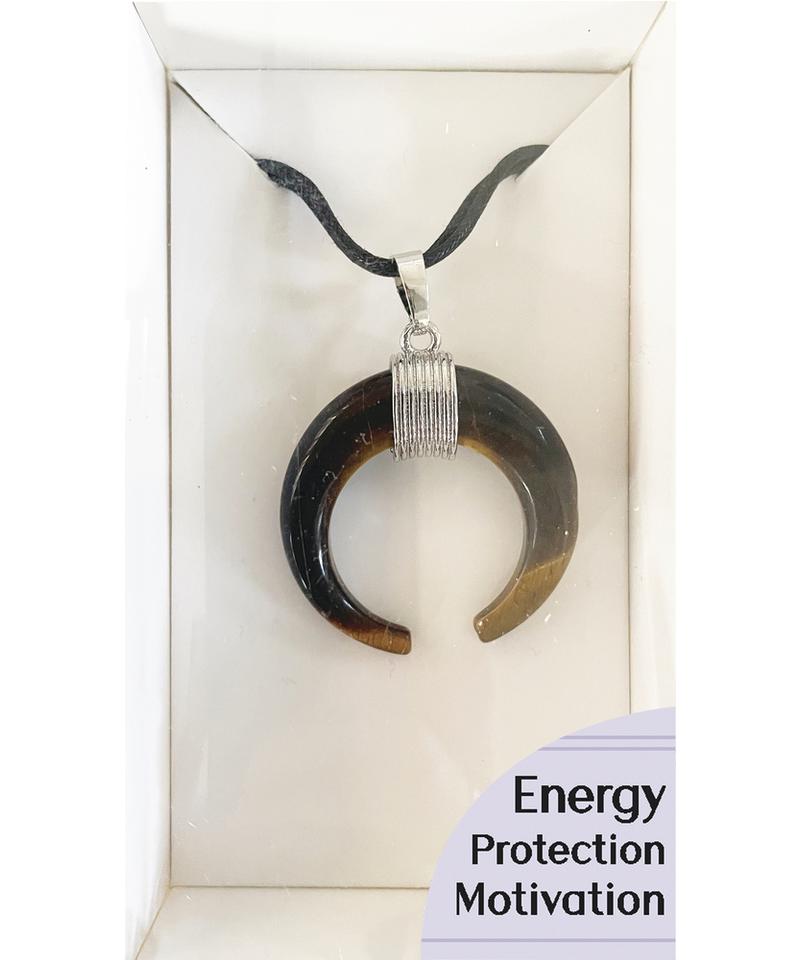Tiger's Eye Amulet Pendant-0