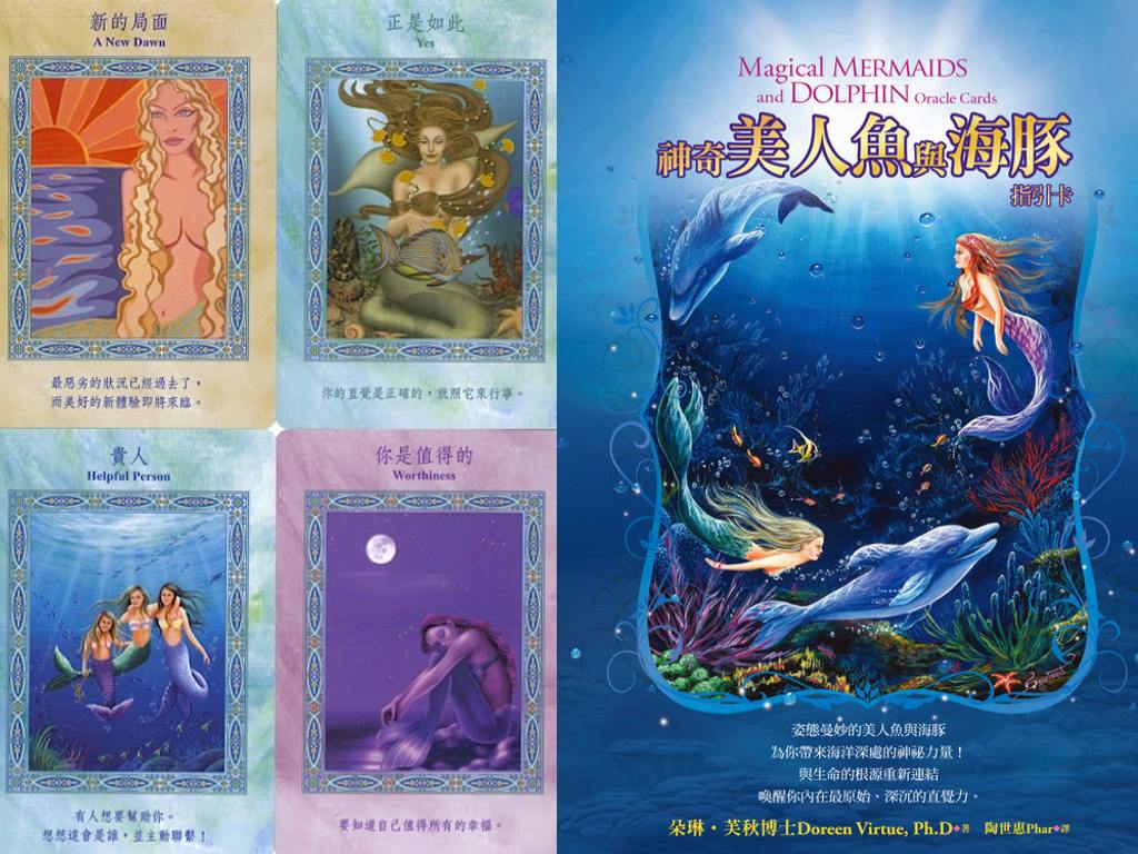 magical-mermaid-and-dolphins-oracle-cardscollection